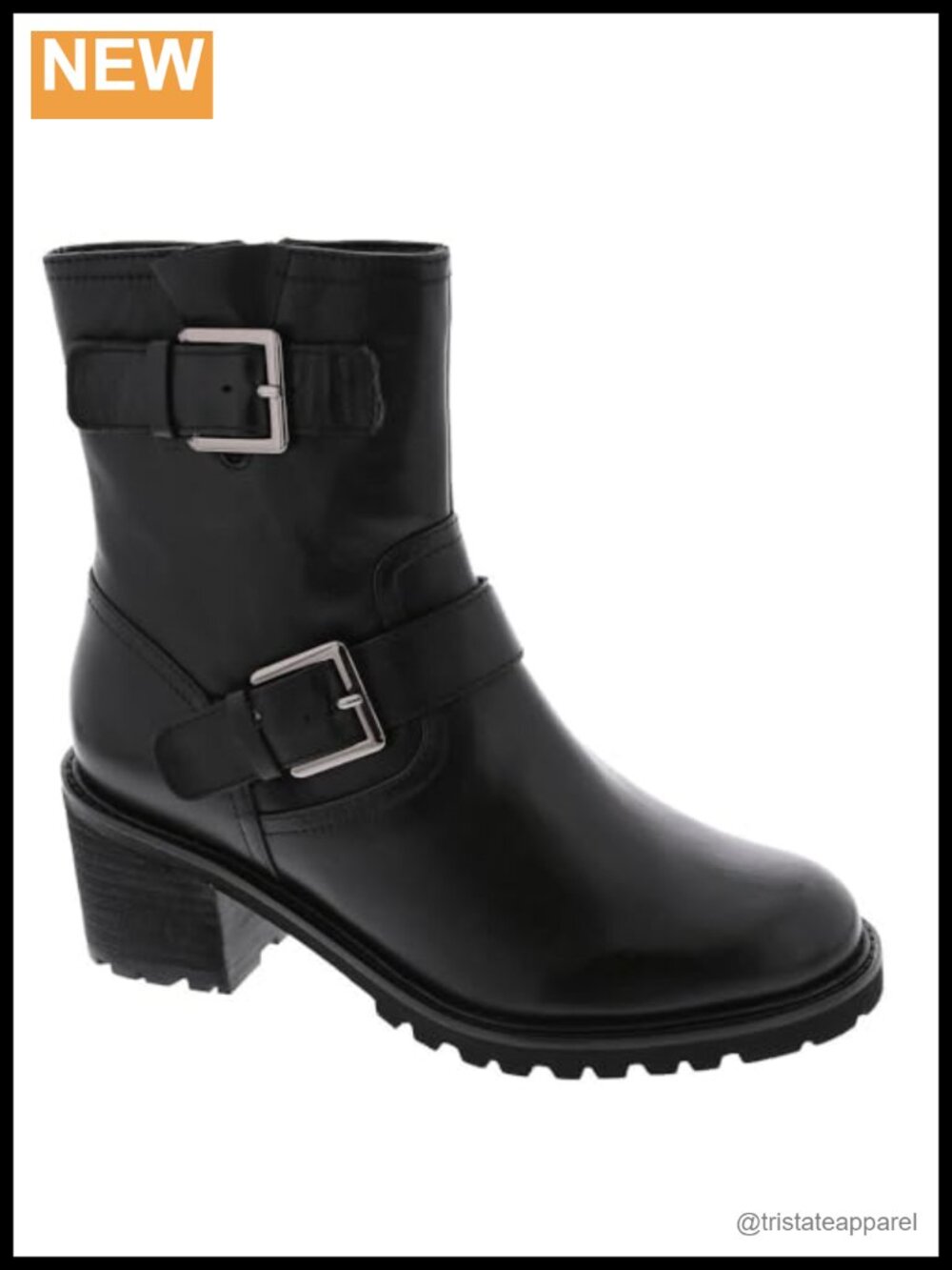 Seychelles Run Free Leather Motorcycle Mid-Calf Boots 2-3 Heel